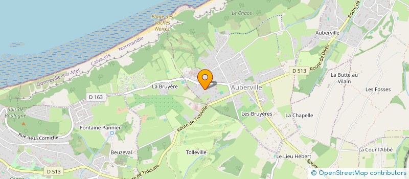 localisation de l'entreprise MADAME GINETTE DECHAMPS  AUBERVILLE