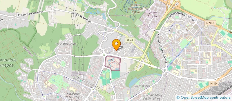 localisation de l'entreprise MADAME GINETTE DELAYRE  ELANCOURT