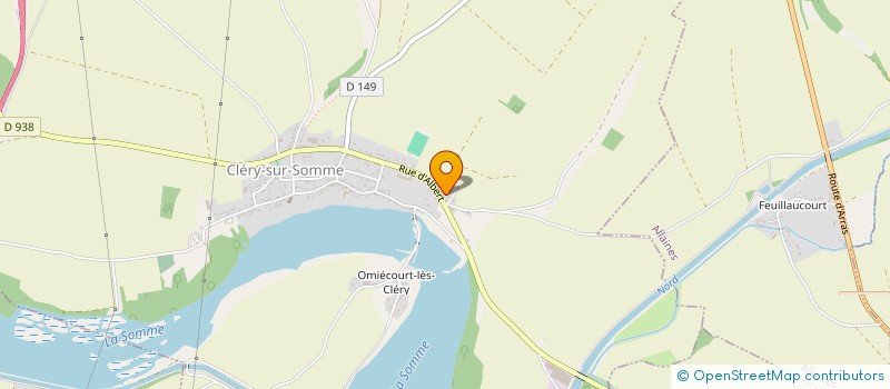 localisation de l'entreprise MADAME GINETTE DEMISSY à CLERY-SUR-SOMME