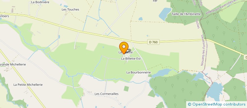 localisation de l'entreprise MADAME GINETTE DENIS  NOUANS-LES-FONTAINES