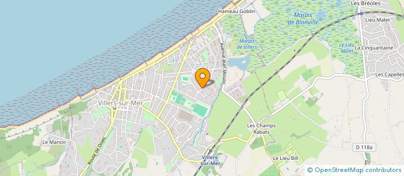localisation de l'entreprise MADAME GINETTE DESCLOSAYES à VILLERS-SUR-MER