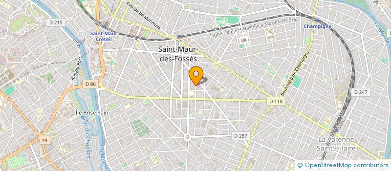 localisation de l'entreprise MADAME GINETTE DIRR à SAINT-MAUR-DES-FOSSES