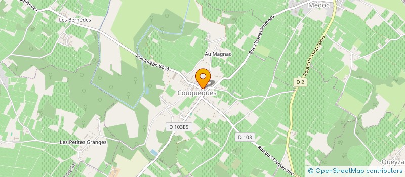 localisation de l'entreprise MADAME GINETTE DORBESSAN  COUQUEQUES