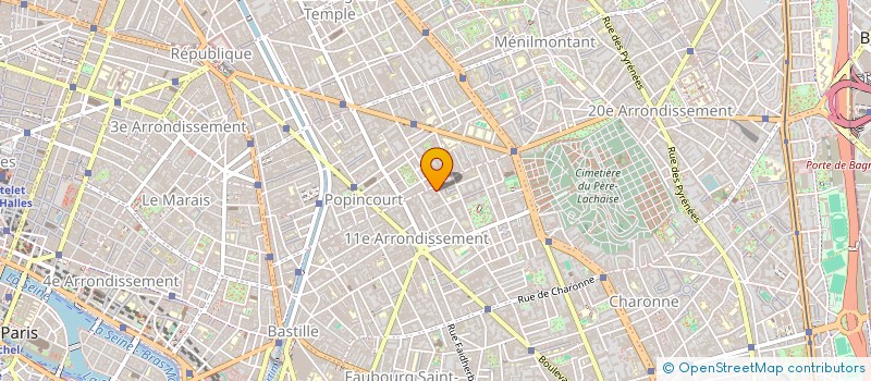 localisation de l'entreprise MADAME GINETTE DUBOIS  PARIS