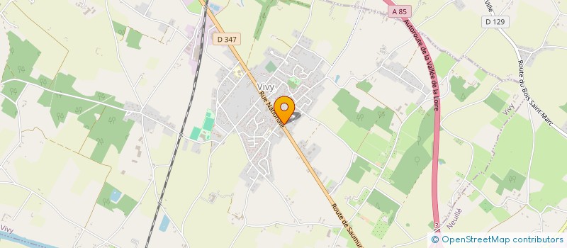 localisation de l'entreprise MADAME GINETTE DURAND  VIVY