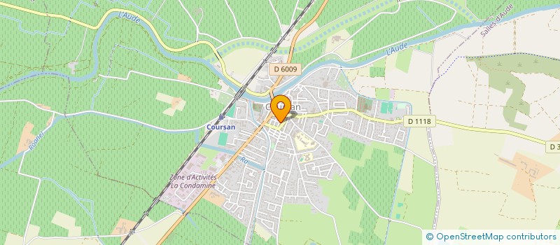 localisation de l'entreprise MADAME GINETTE ESCANDE  COURSAN