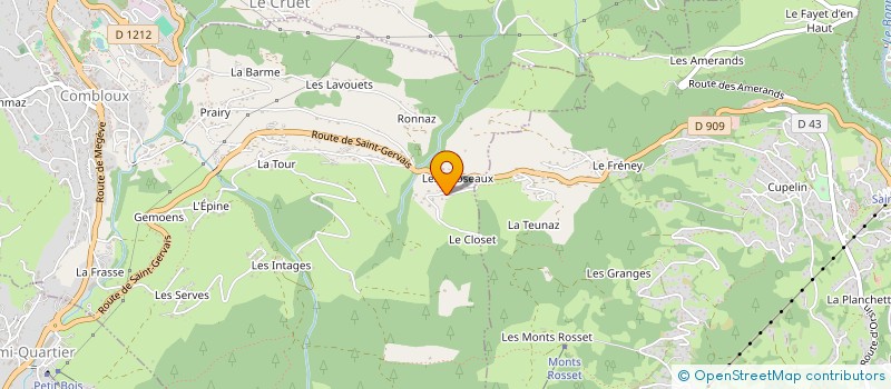 localisation de l'entreprise MADAME GINETTE ESNAULT à COMBLOUX
