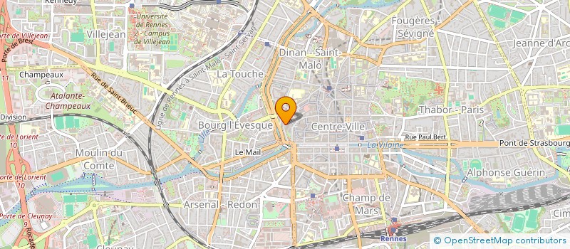 localisation de l'entreprise MADAME GINETTE EVEN  RENNES