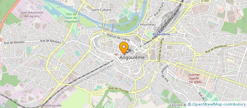 localisation de l'entreprise MADAME GINETTE FENOUILLAT à ANGOULEME
