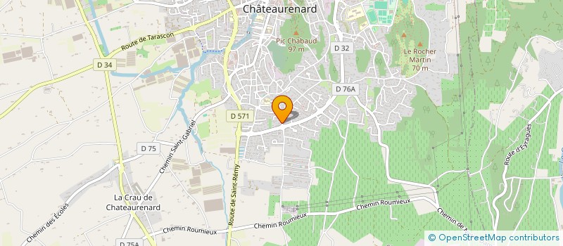 localisation de l'entreprise MADAME GINETTE FERRIER à CHATEAURENARD