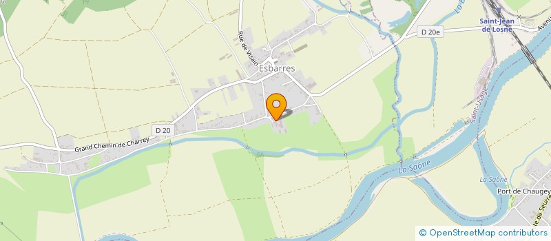 localisation de l'entreprise MADAME GINETTE FRIZOT à ESBARRES