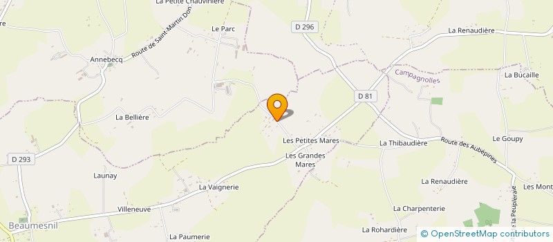 localisation de l'entreprise MADAME GINETTE GALLET à NOUES DE SIENNE