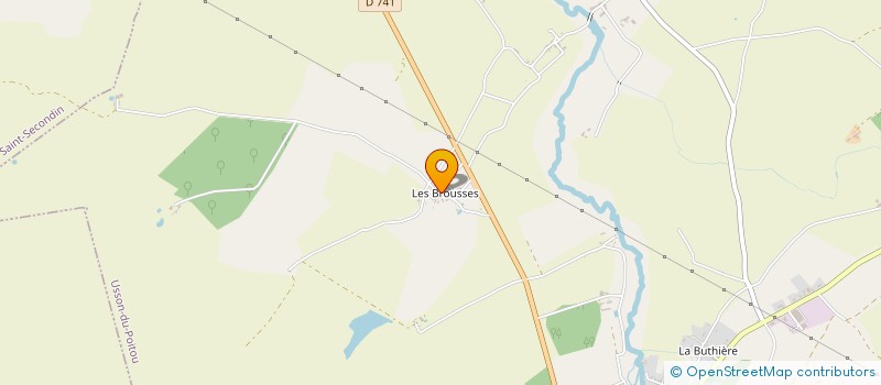 localisation de l'entreprise MADAME GINETTE GAUTHIER à USSON-DU-POITOU