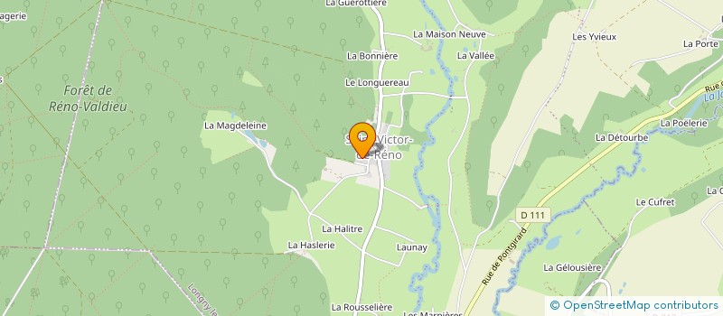 localisation de l'entreprise MADAME GINETTE GAUTIER à LONGNY LES VILLAGES