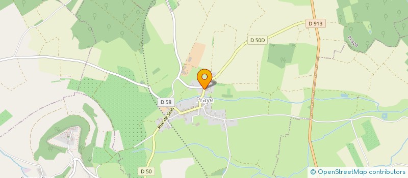 localisation de l'entreprise MADAME GINETTE GAUTON  PRAYE