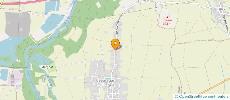 localisation de l'entreprise MADAME GINETTE GENEIX  BEAUREGARD-L'EVEQUE