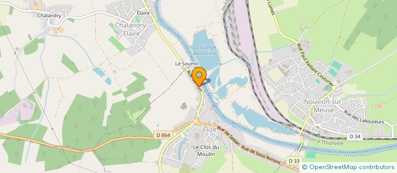 localisation de l'entreprise MADAME GINETTE GIBOUT  FLIZE