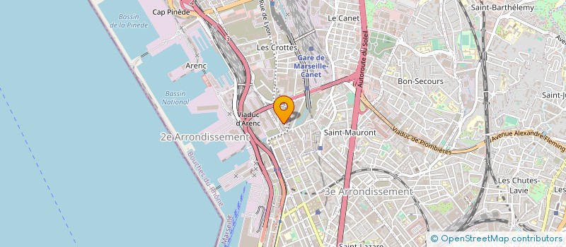 localisation de l'entreprise MADAME GINETTE GILLES à MARSEILLE