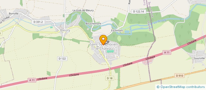 localisation de l'entreprise MADAME GINETTE GISCLARD à AUNEAU-BLEURY-SAINT-SYMPHORIEN