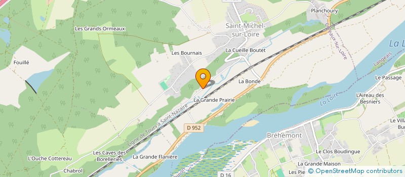 localisation de l'entreprise MADAME GINETTE GRAVEREAU  CINQ-MARS-LA-PILE