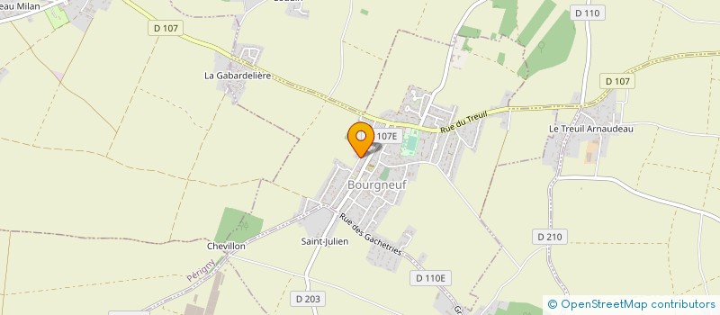 localisation de l'entreprise MADAME GINETTE GUERINET à BOURGNEUF