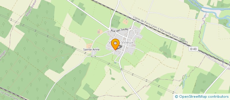 localisation de l'entreprise MADAME GINETTE GUIBERT à VILLIERS-VINEUX