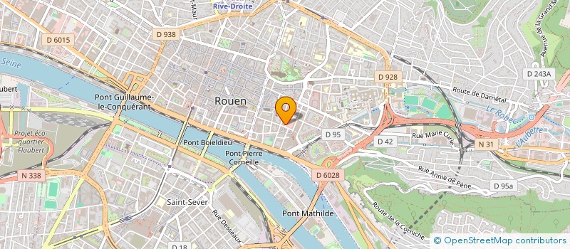 localisation de l'entreprise MADAME GINETTE HAUVILLE à ROUEN