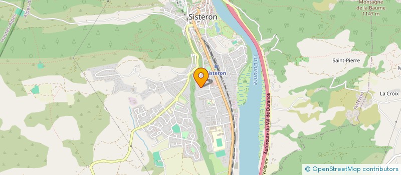 localisation de l'entreprise MADAME GINETTE HONNORAT  SISTERON