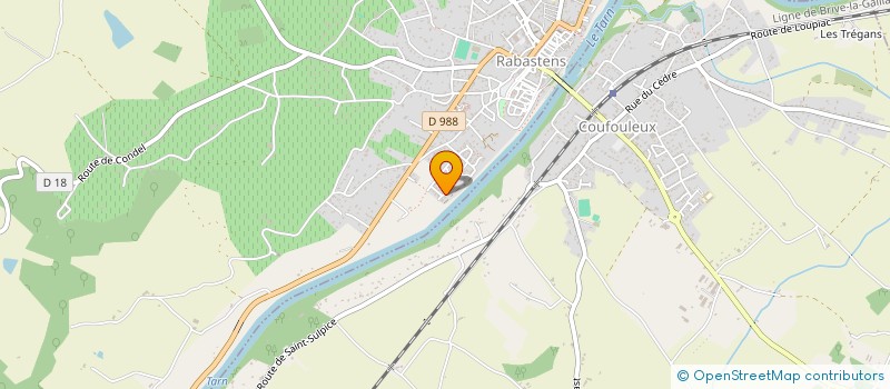 localisation de l'entreprise MADAME GINETTE JAUSSELY  GRAZAC