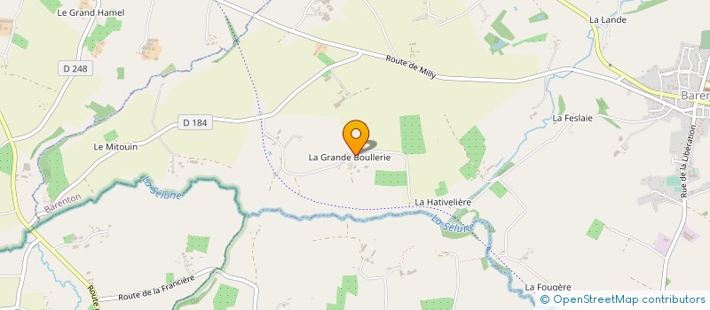 localisation de l'entreprise MADAME GINETTE JOUBIN à BARENTON