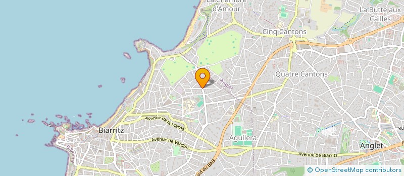 localisation de l'entreprise MADAME GINETTE LABADENS à BIARRITZ