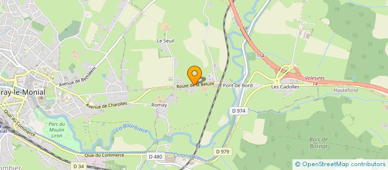 localisation de l'entreprise MADAME GINETTE LAMBERT  VOLESVRES