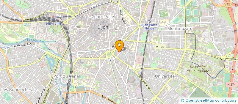 localisation de l'entreprise MADAME GINETTE LANAUD à DIJON