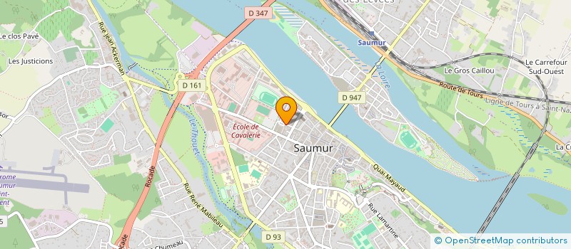 localisation de l'entreprise MADAME GINETTE LANDAIS à SAUMUR