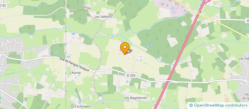 localisation de l'entreprise MADAME GINETTE LARDON à PARIGNE L EVEQUE