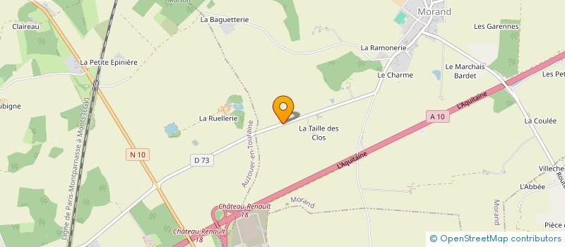 localisation de l'entreprise MADAME GINETTE LASNEAU  MORAND