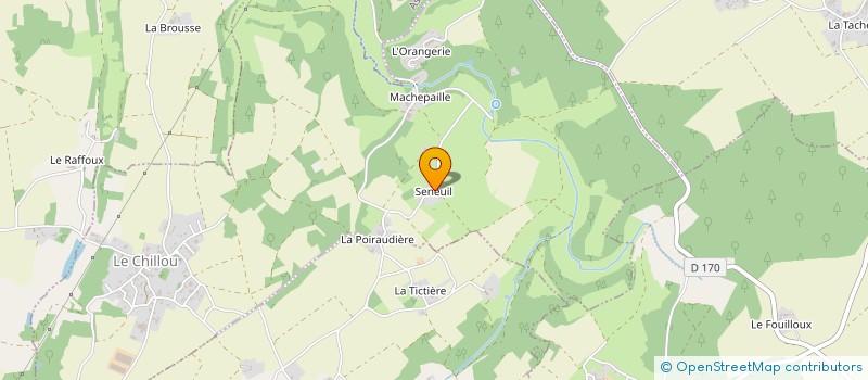 localisation de l'entreprise MADAME GINETTE LAURENT  LE CHILLOU