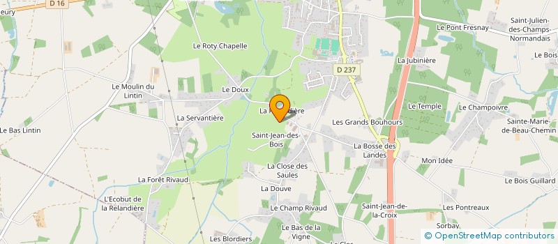 localisation de l'entreprise MADAME GINETTE LE MERDY à HERIC