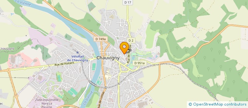 localisation de l'entreprise MADAME GINETTE LEBOND à CHAUVIGNY