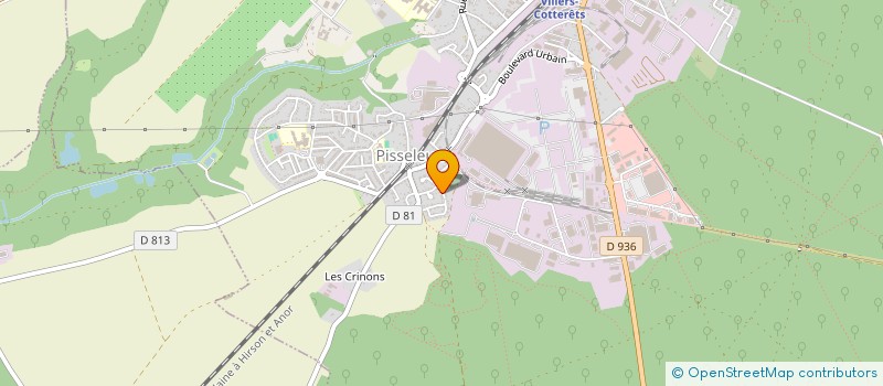 localisation de l'entreprise MADAME GINETTE LEFRANC  VILLERS-COTTERETS