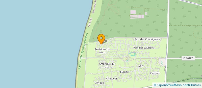 localisation de l'entreprise MADAME GINETTE LELOUX  GRAYAN-ET-L'HOPITAL