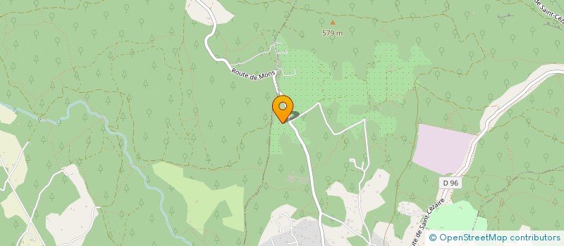 localisation de l'entreprise MADAME GINETTE LEONETTI  MONTAUROUX