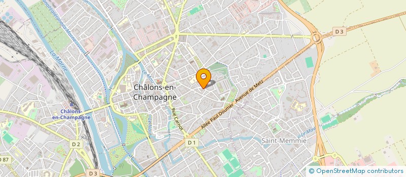 localisation de l'entreprise MADAME GINETTE LESAINT à CHALONS-EN-CHAMPAGNE