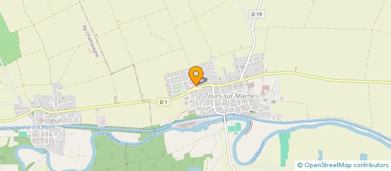 localisation de l'entreprise MADAME GINETTE LETRIQUET  TOURS-SUR-MARNE