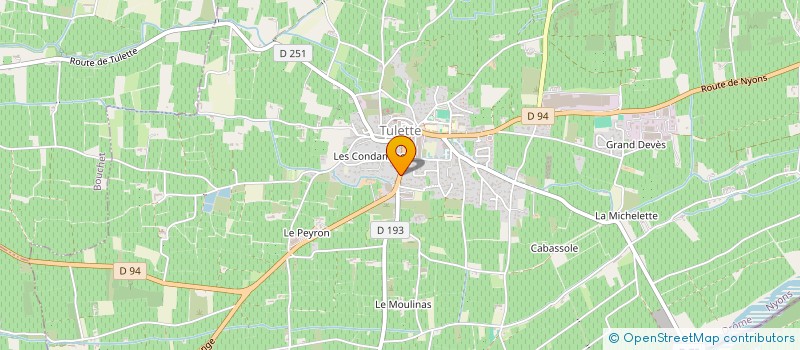 localisation de l'entreprise MADAME GINETTE LIOTARD  TULETTE