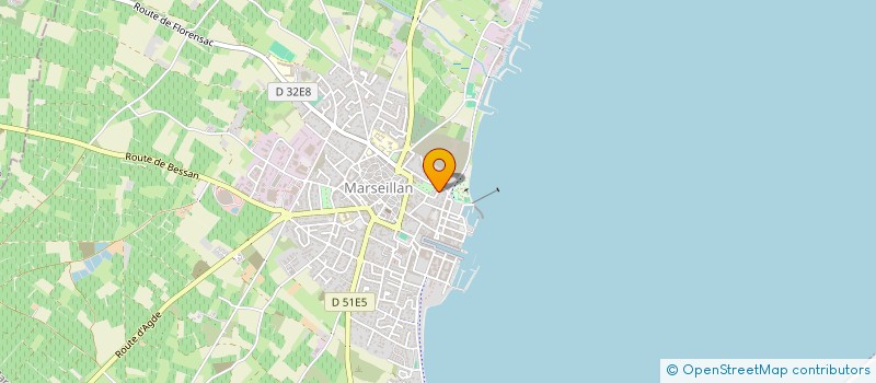 localisation de l'entreprise MADAME GINETTE LOISEL à MARSEILLAN