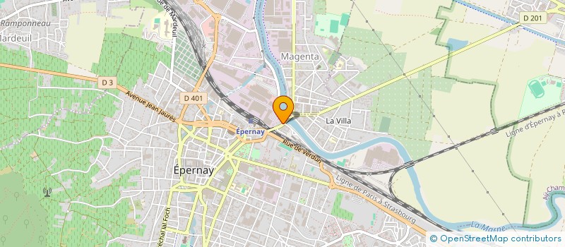 localisation de l'entreprise MADAME GINETTE MALET  EPERNAY