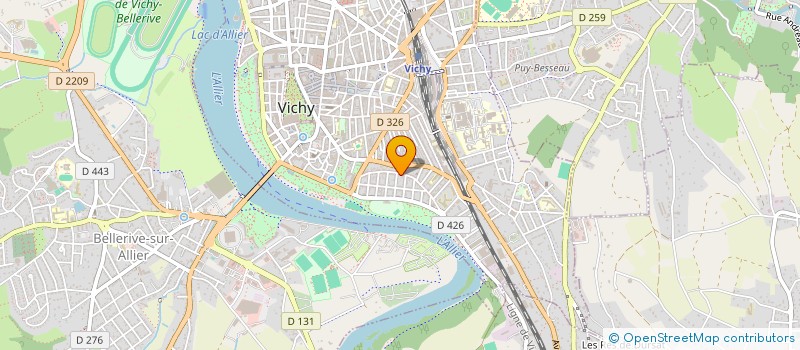 localisation de l'entreprise MADAME GINETTE MANGOT à VICHY