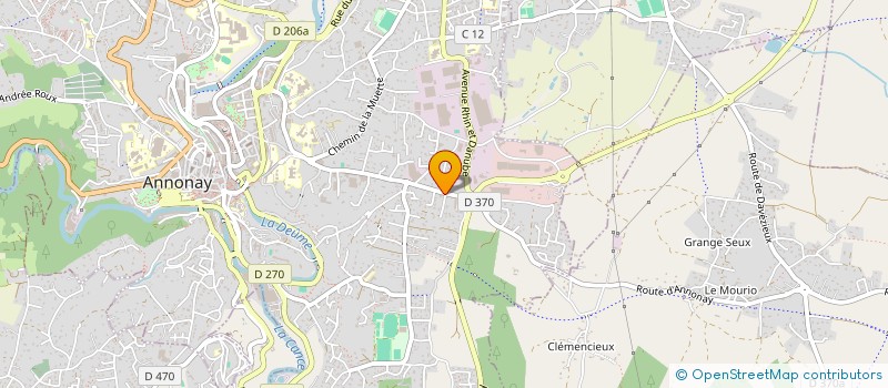 localisation de l'entreprise MADAME GINETTE MARCE à ANNONAY