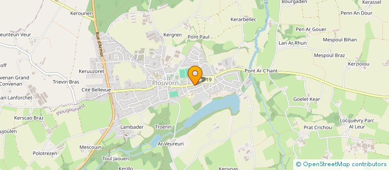 localisation de l'entreprise MADAME GINETTE MARCHADOUR à PLOUVORN